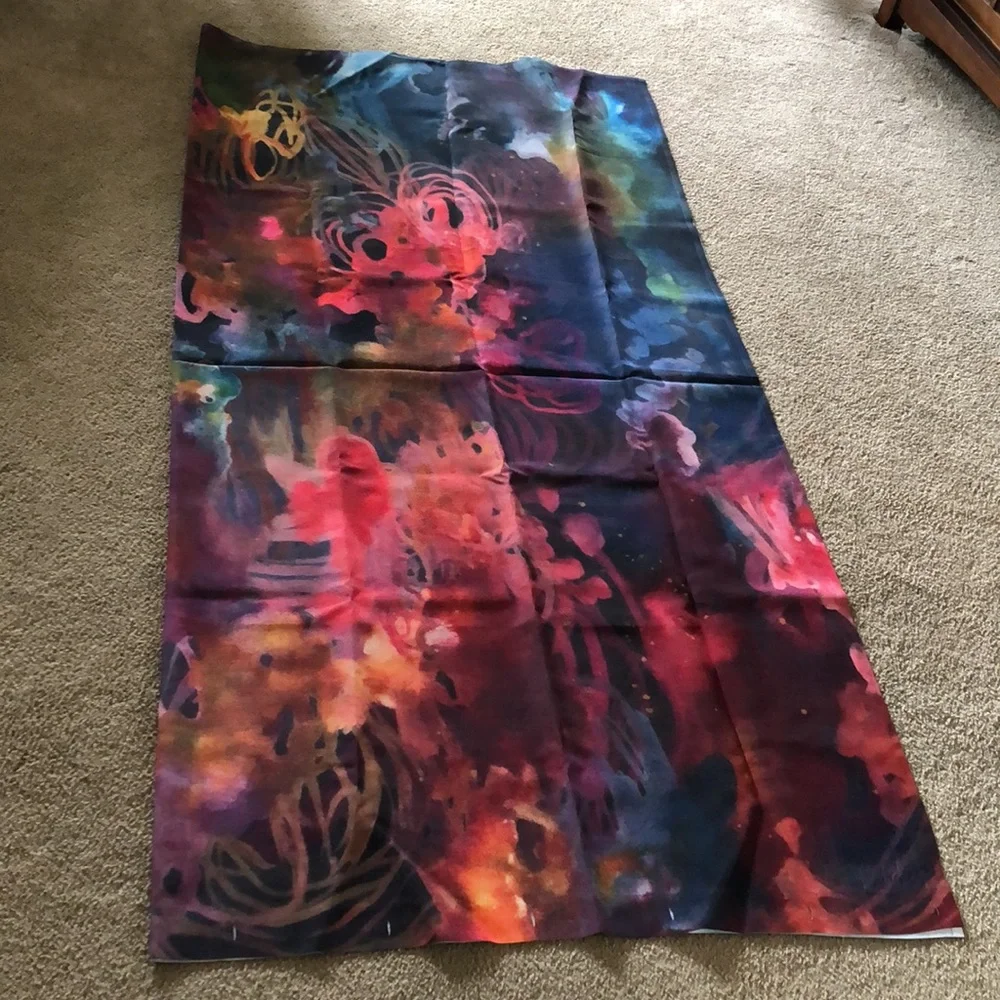 NWOT Deny Designs Bursting Heart shower curtain
